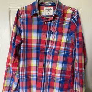 Abercrombie & Fitch muscle fit plaid shirt